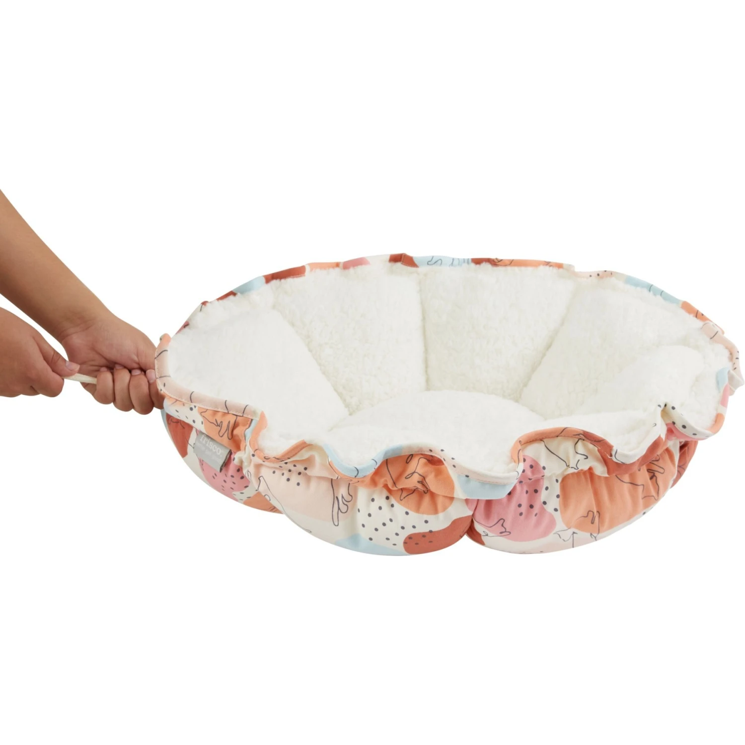 Frisco Calico Cat Design Adjustable Cat Bolster Bed 5 Frisco Calico Cat Design Adjustable Cat Bolster Bed - Image 4