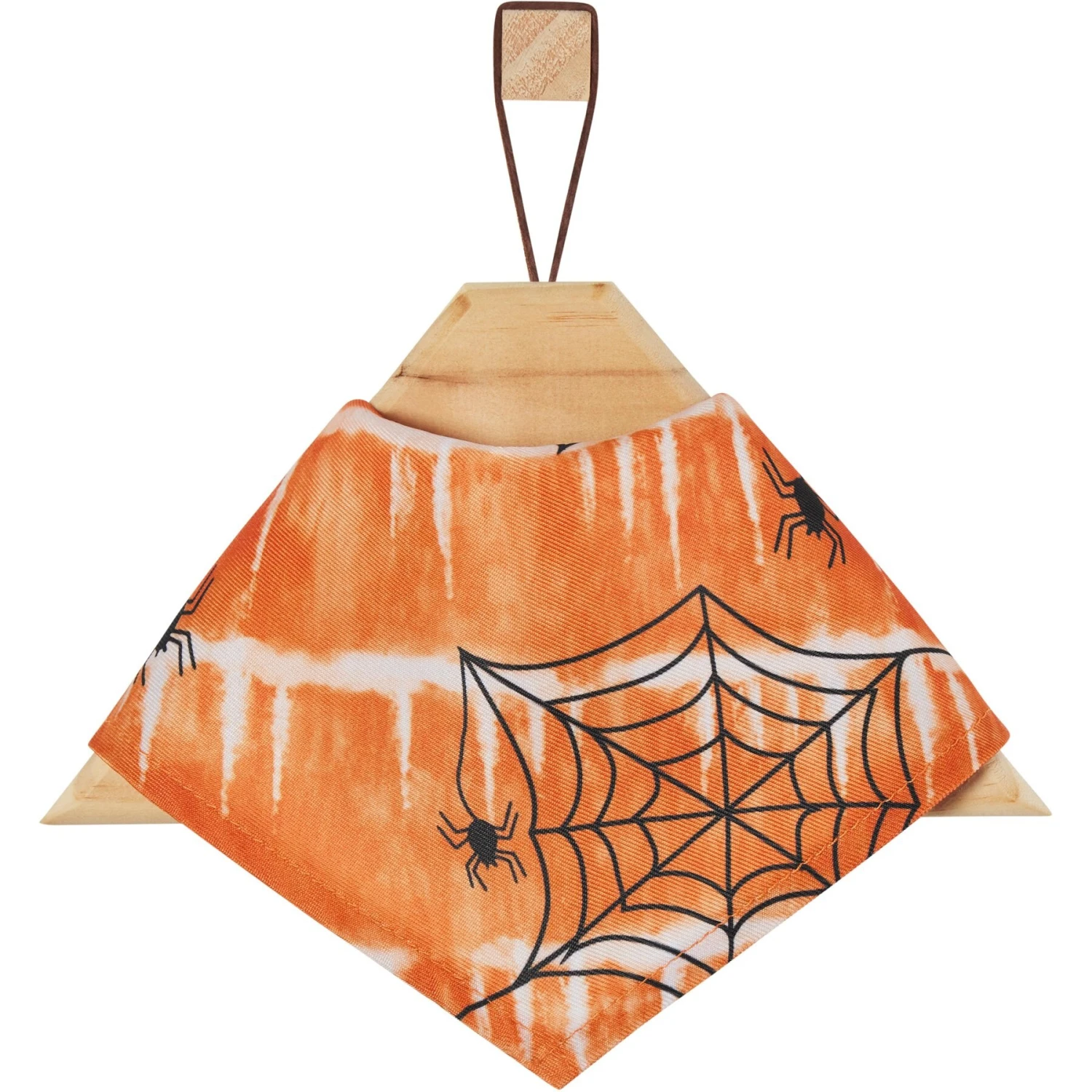 Frisco Orange Spiderweb Dog & Cat Costume Bandana 7 Frisco Orange Spiderweb Dog & Cat Costume Bandana - Image 5