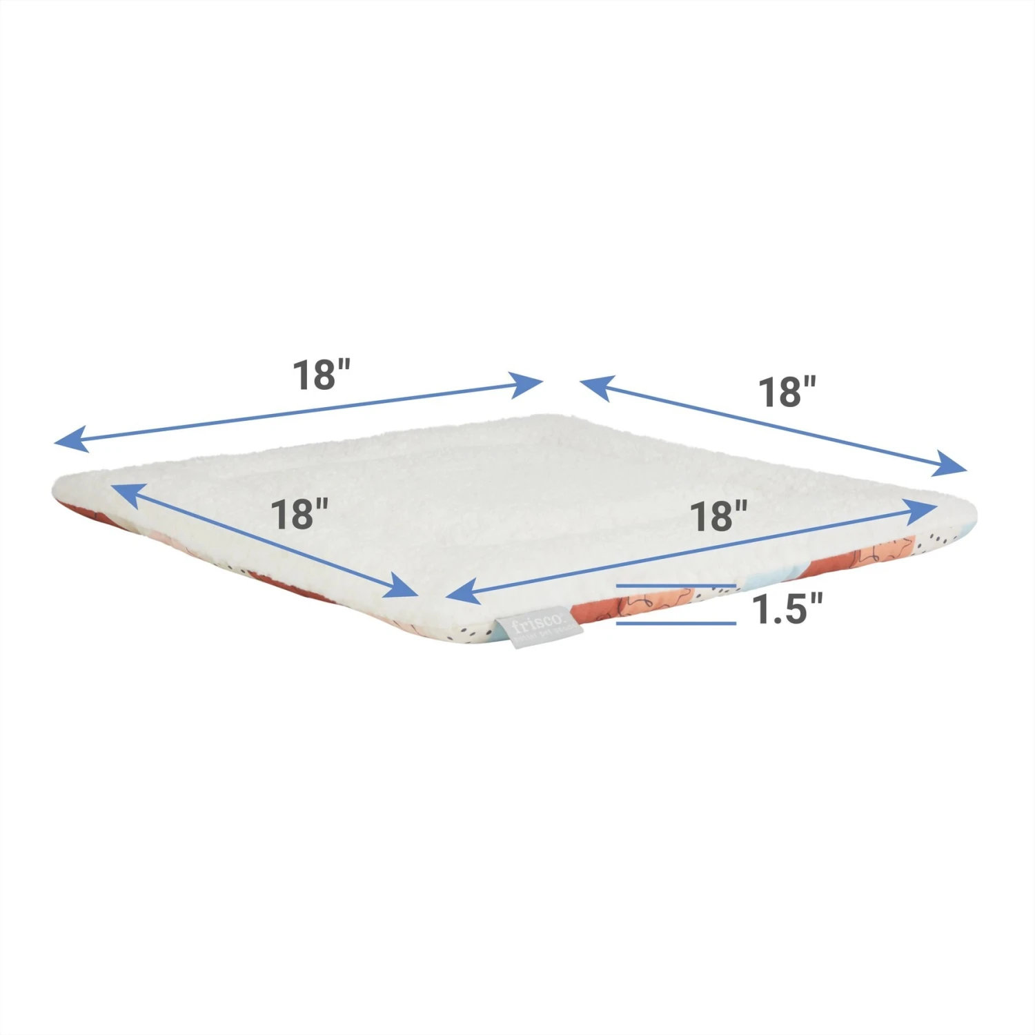 Frisco Reversible Square Cat Pad, Calico Cat 4 Frisco Reversible Square Cat Pad, Calico Cat - Image 2
