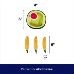 Frisco Halloween Haunted Mozzarella Sticks Plush Cat Toy With Catnip -Frisco 344064 PT1. AC SS1800 V1689877505