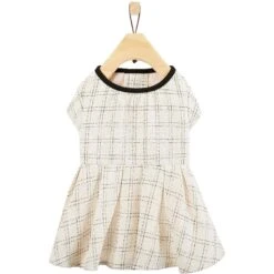 Frisco Tweed Weave Ruffle Skirt Dog & Cat Dress -Frisco 353649 PT4. AC SS1800 V1659726539