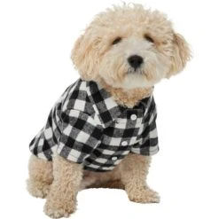 Frisco Black Plaid Dog & Cat Shirt 13 Frisco Black Plaid Dog & Cat Shirt -Frisco 353682 PT2. AC SS1800 V1659007316