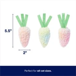 Frisco Easter Carrot Plush Cat Toy With Catnip 7 Frisco Easter Carrot Plush Cat Toy With Catnip -Frisco 550470 PT1. AC SS1800 V1672780526