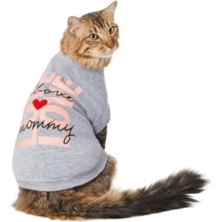 Frisco I Love Mommy Heart Dog & Cat T-Shirt -Frisco 608382 PT2. AC SS1800 V1676644967