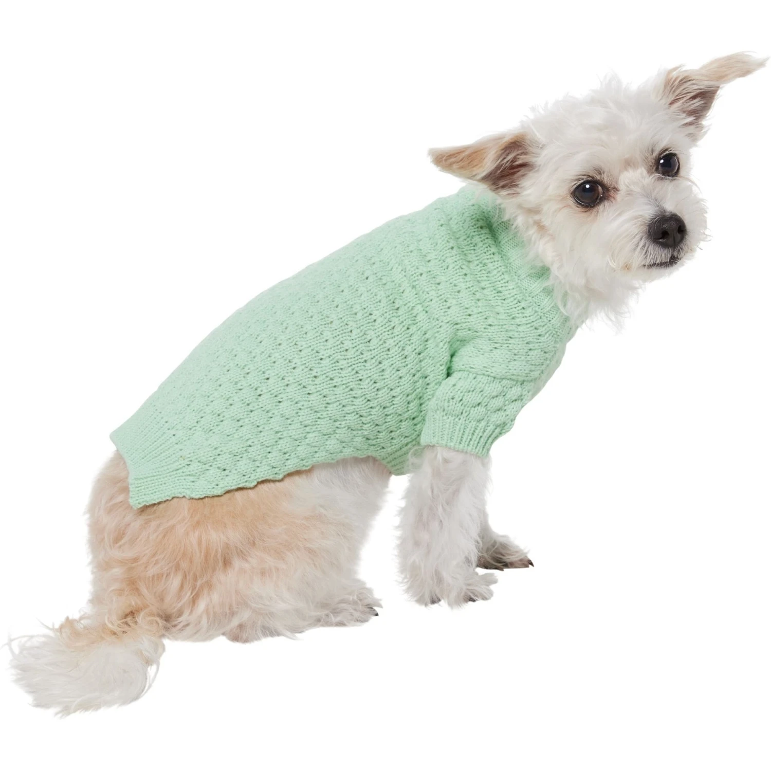 Frisco Bubble Knit Mock Neck Dog & Cat Sweater 5 Frisco Bubble Knit Mock Neck Dog & Cat Sweater - Image 3