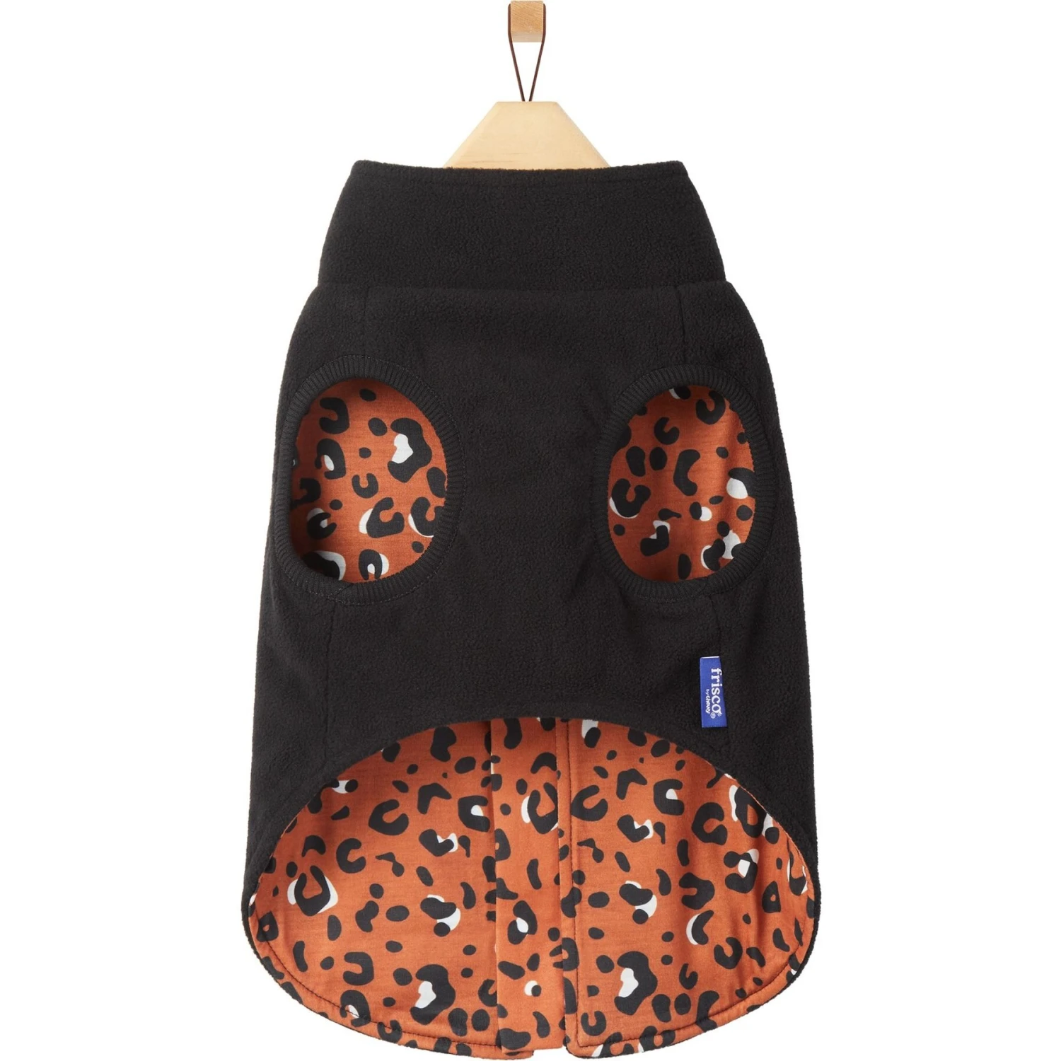 Frisco Light Weight Leopard Print Lined Fleece Dog & Cat Vest 7 Frisco Light Weight Leopard Print Lined Fleece Dog & Cat Vest - Image 5