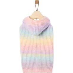 Frisco Soft Multi Stripe Ombre Dog & Cat Hooded Sweater -Frisco 742838 PT3. AC SS1800 V1693233982