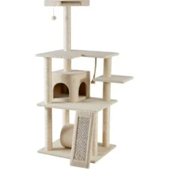 Frisco 62-in Faux Fur Cat Tree & Condo -Frisco 92259 PT5. AC SS1800 V1584453065