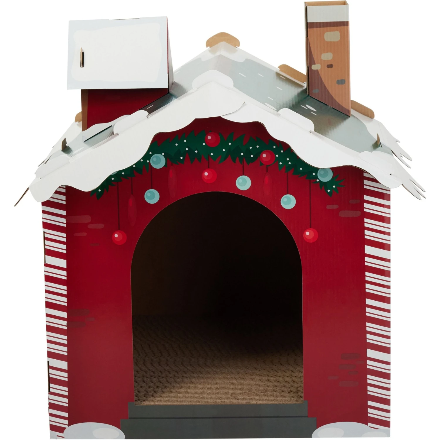 Frisco Holiday Christmas Tree Cardboard Cat House & Frisco Holiday Santa's Workshop Cardboard Cat House 10 Frisco Holiday Christmas Tree Cardboard Cat House & Frisco Holiday Santa's Workshop Cardboard Cat House - Image 8