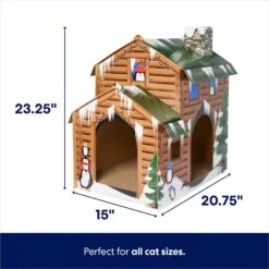 Frisco Holiday Log Cabin Cardboard Cat House & Frisco Holiday Christmas Tree Cardboard Cat House 13 Frisco Holiday Log Cabin Cardboard Cat House & Frisco Holiday Christmas Tree Cardboard Cat House -Frisco 986238 PT2. AC SS1800 V1698258055